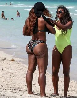 Serena Williams shows no one can compete with her curves in 