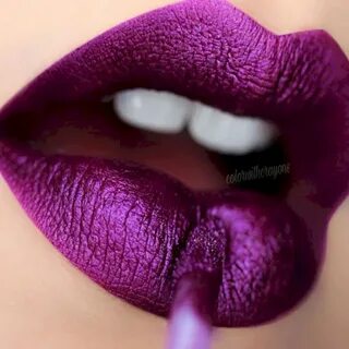 Pin by Jerlee Hofwyks on Lip makeup Metallic lipstick, Purpl