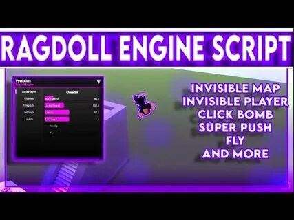 New Ragdoll Engine Gui Op Troll Script Roblox Youtube