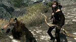 A girl a man and his wolf at Skyrim Nexus - Mods and Communi