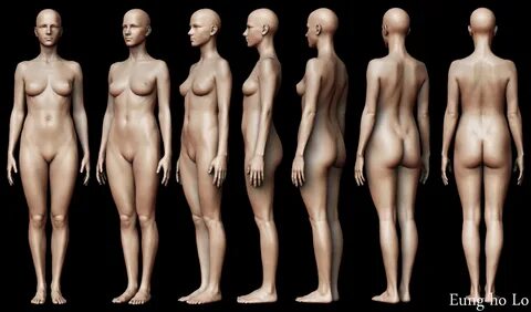 Anatomy study_Upper body of female by jerwee 3D CGSociety