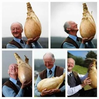 Just a man and his onion. 