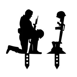 Kneeling Soldier Silhouette posted by Ethan Simpson