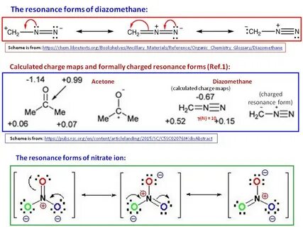 organic chemistry - Resonance of diazomethane - Chemistry St