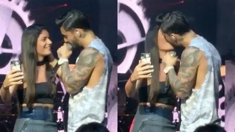 Maluma Kissed a Fan on Stage and Everyone Freaked Out