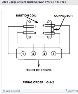 3 Liter Dodge Caravan Engine Firing Order Diagram Wiring MJ 
