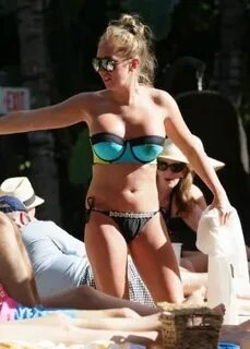 Aisleyne Horgan-Wallace - Bikini Candids in Miami GotCeleb