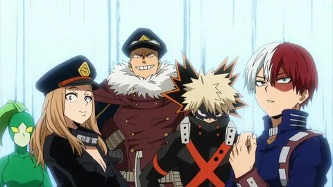 Bakugo and todoroki get their hero license (dub) My hero aca