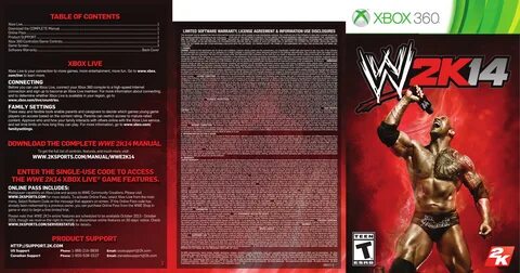 to the WWE 2K14 Manual for Xbox 360 Manualzz
