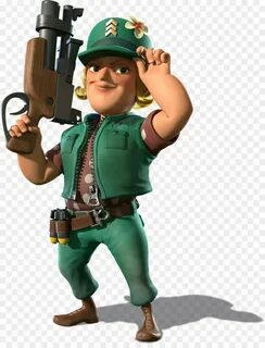 Sargento Brick Boom beach, Boom beach game, Girls characters