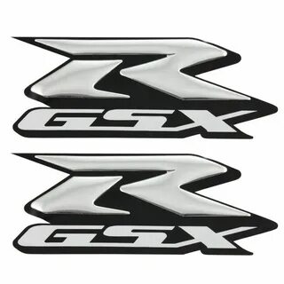 Купить 2 x серебряный с белым gsxr наклейки наклейки для suz