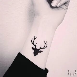 Deer tattoo ¥ Deer tattoo, New tattoo designs, Antler tattoo