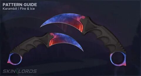 Karambit Marble Fade Fire and Ice Pattern Seeds in CSGO