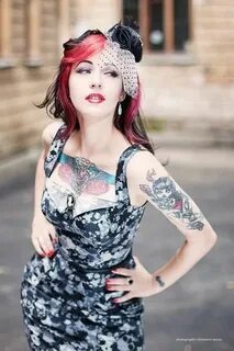 Pretty & Inked - Great combination Color and Ink Rockabilly 