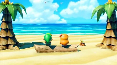 The Legend of Zelda: Link's Awakening Beach Wallpaper - Cat 