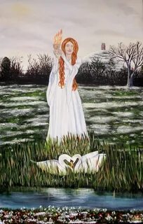 Celtic goddess, Brigid, Goddess art