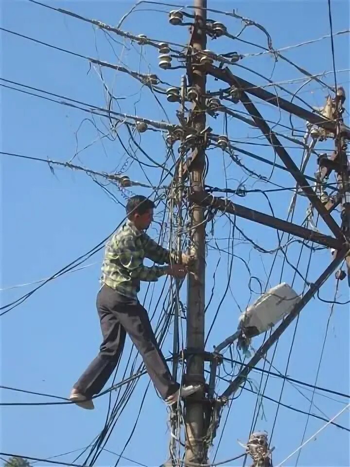 Indian Electrical Worker Stupid pictures, Electrician humor,