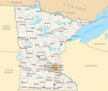 Minnesota Reference Map - MapSof.net