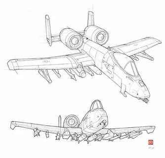 A-10 Thunderbolt WIP by randychen.deviantart.com on @Deviant