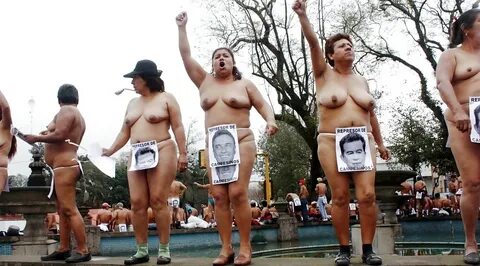 Mexico Naked Protest Bathing Free Porn