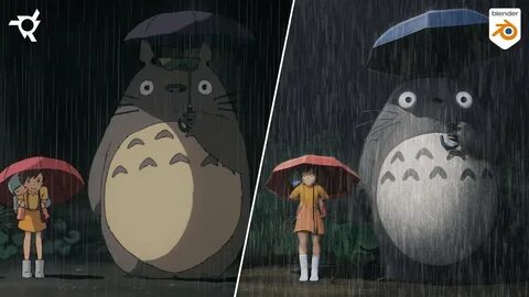 How I Recreated a Studio Ghibli Scene in Blender 'My Neighbo