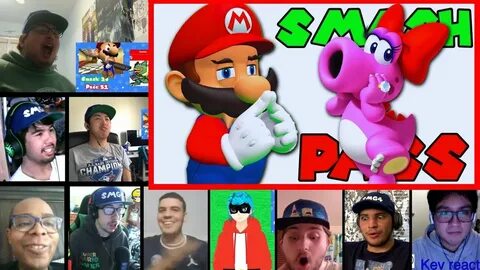 Mario's Smash Or Pass: All Mario Characters Reactions Squad 