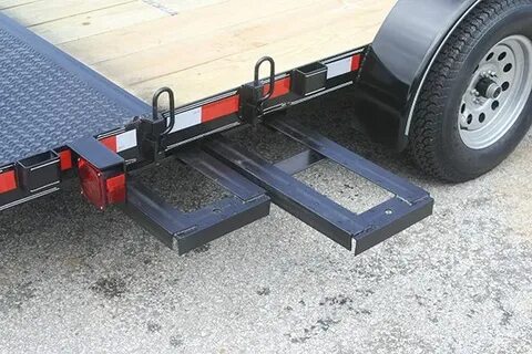 Ramps / Ramp storage on a flatbed trailer. Trailer ramps, Tr