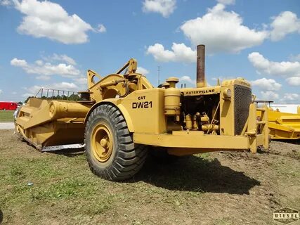 Caterpillar DW21 Scraper Seen at the 2014 Historical Const. 