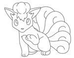 vuplix lineart 3 by michy123 on DeviantArt Pokemon coloring 