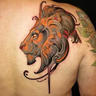 KÃ©ptalÃ¡lat a kÃ¶vetkezÅ‘re: "lion head profile tattoo" Traditi