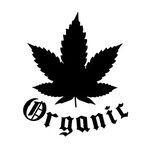Pot Leaf Silhouette Organic Weed Marijuana Vinyl Sticker Car
