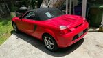 SOLD: 2000 MR2 Spyder Red with 2zz swap for sale, needs work