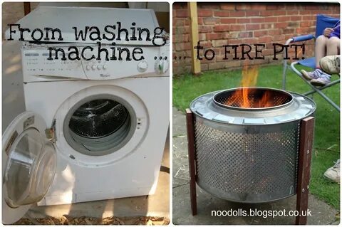 How To Dryer Washing Machine Drum Fire Pit - How To Make A W