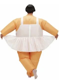 Mens Inflatable Ballerina Costume. The coolest Funidelia