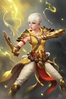 ArtStation - monk of diablo3, f y Female fighter, Fantasy fe