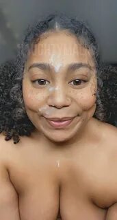 So much cum on her face