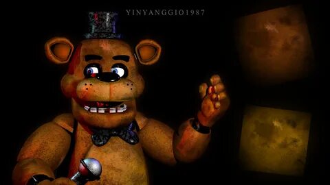 C4D FNAF Textures Freddy Fazbear Texture V1.1 by YinyangGio1