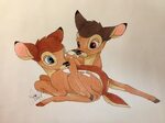 Geno and Gurri, Bambi and Falines babies. Disney posters, Di