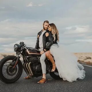 Свадебный мотоцикл - 45 фото