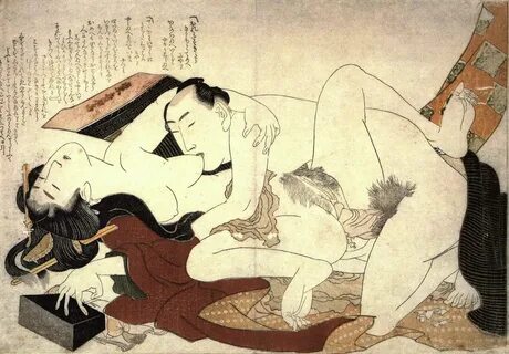 Shunga - 18, Кацусика Хокусай (Katsushika Hokusai)