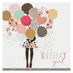 BuyPortfolio Balloon Girl Birthday Card Online at johnlewis.