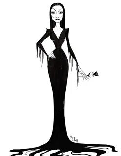 ▷ 1001 + idées comment adopter le look de Morticia Addams