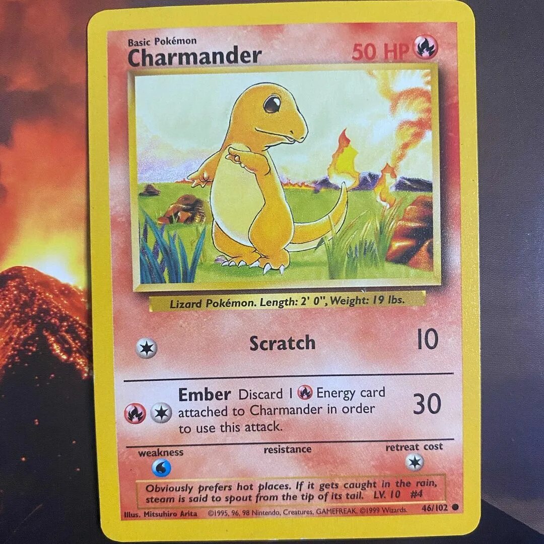 Pokemiddle в Instagram: "Charmander 46/102 This guy has a special plac...