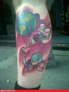 Invader Zim & GIR Tattoos Pinterest Tattoos, Funny tatto