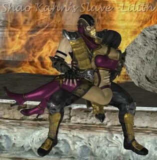 Scorpion with Mileena by ShaoKahnsSlaveLilith on deviantART 