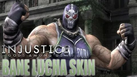 INJUSTICE Bane Free Luchador Skin Preview - YouTube
