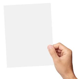 Human Hand Blank Empty Paper - Сток картинки - iStock