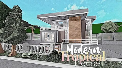 Bloxburg: Modern Tropical Roleplay house house build - YouTu