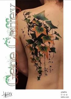 Gene Coffey Tattoo Culture Brooklyn - Ivy Leaves tattrx.com/