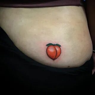 Small Peach Tattoo - Parryz.com